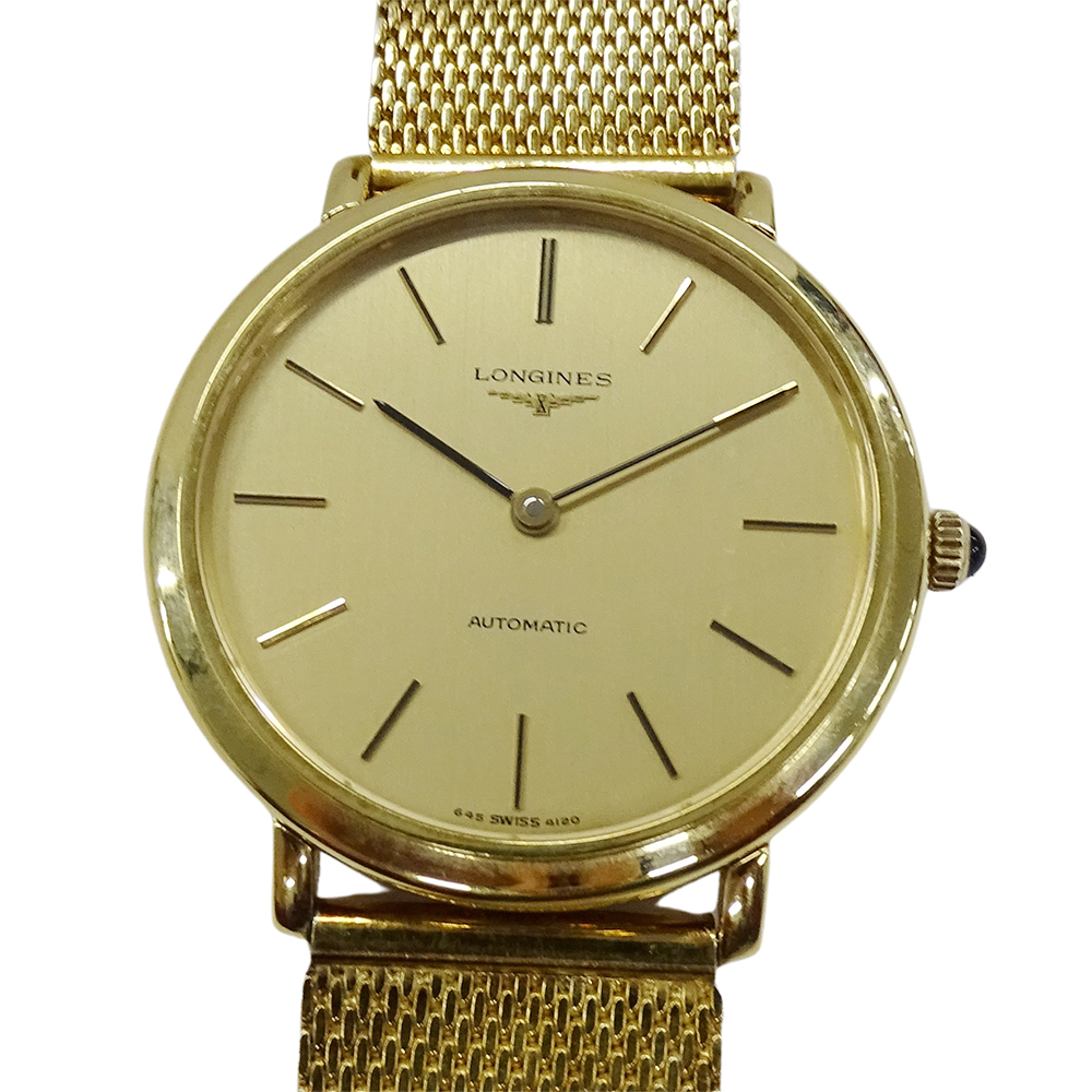 1円〜 ロンジン LONGINES Cal.L645.1 時計 メンズ ブランド 自動巻き AT ステンレス SS ゴールド ラウンド (v0091729400)_画像2