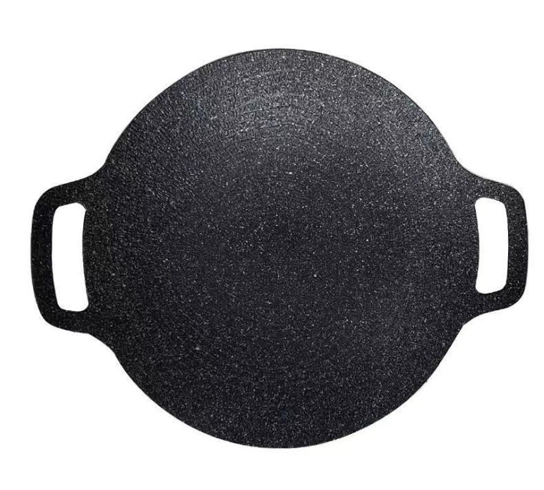 グリドル グリルパン アウトドア キャンプ 調理器具 バーベキュー 焼肉 鉄板 キャンプ 軽量 ガス 直径30cm　jn0004　_画像5