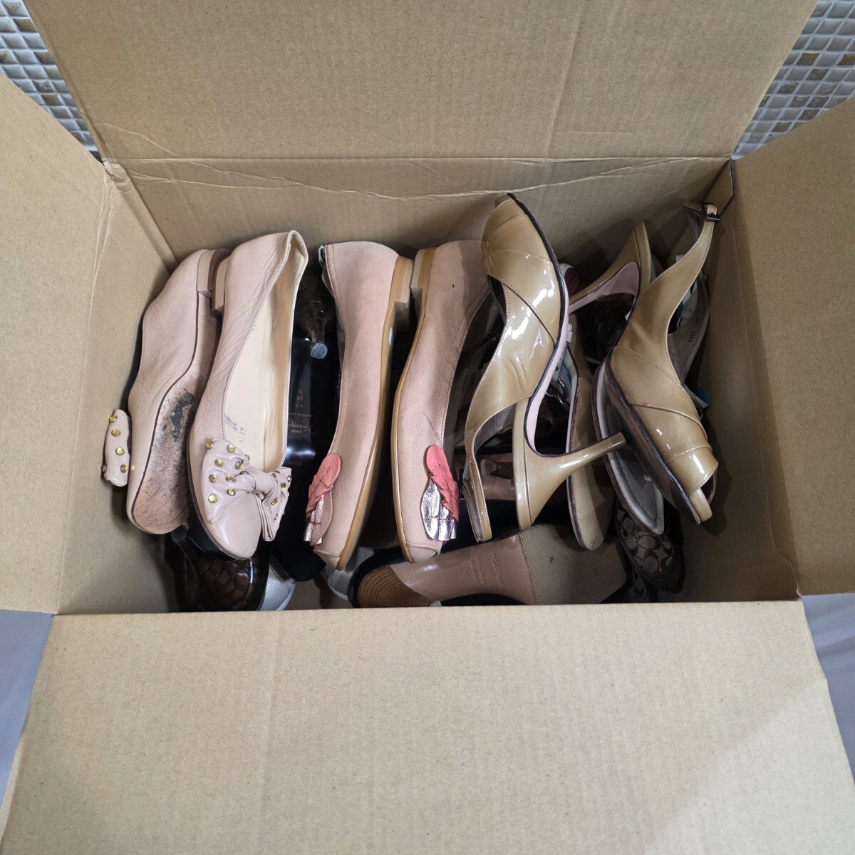 豪華10足セット！ハイブランド靴まとめ売り★Sergio Rossi miu miu VALENTINO COACH他★パンプス サンダル スニーカー GINZA Kanematsu_画像10