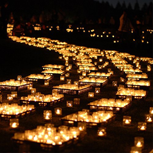 ティーライトキャンドル クリアカップ 燃焼 約4時間 100個 ティーキャンドル ロウソク ろうそく_画像8