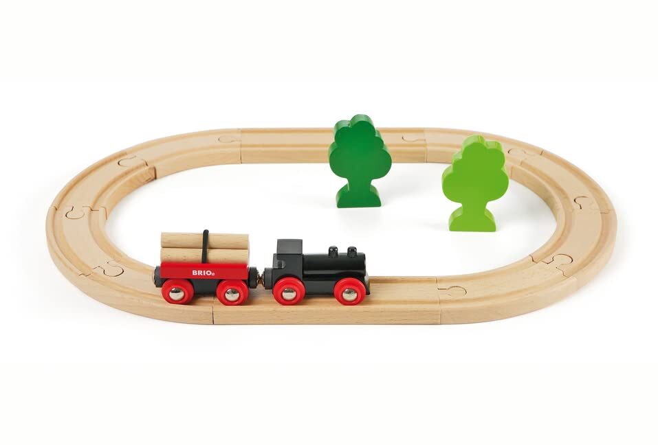 BRIO (ブリオ) 小さな森の基本レールセット 全18ピース 対象年齢 2歳~ (電車 おもちゃ 木製 レール) 33_画像2