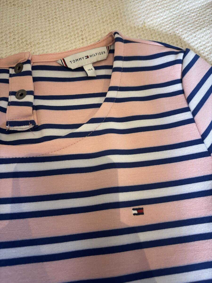 新品　TommyHilfiger トミーヒルフィガー　ワンポイントワンピース　半袖　140cm～150cm　テニス_画像2