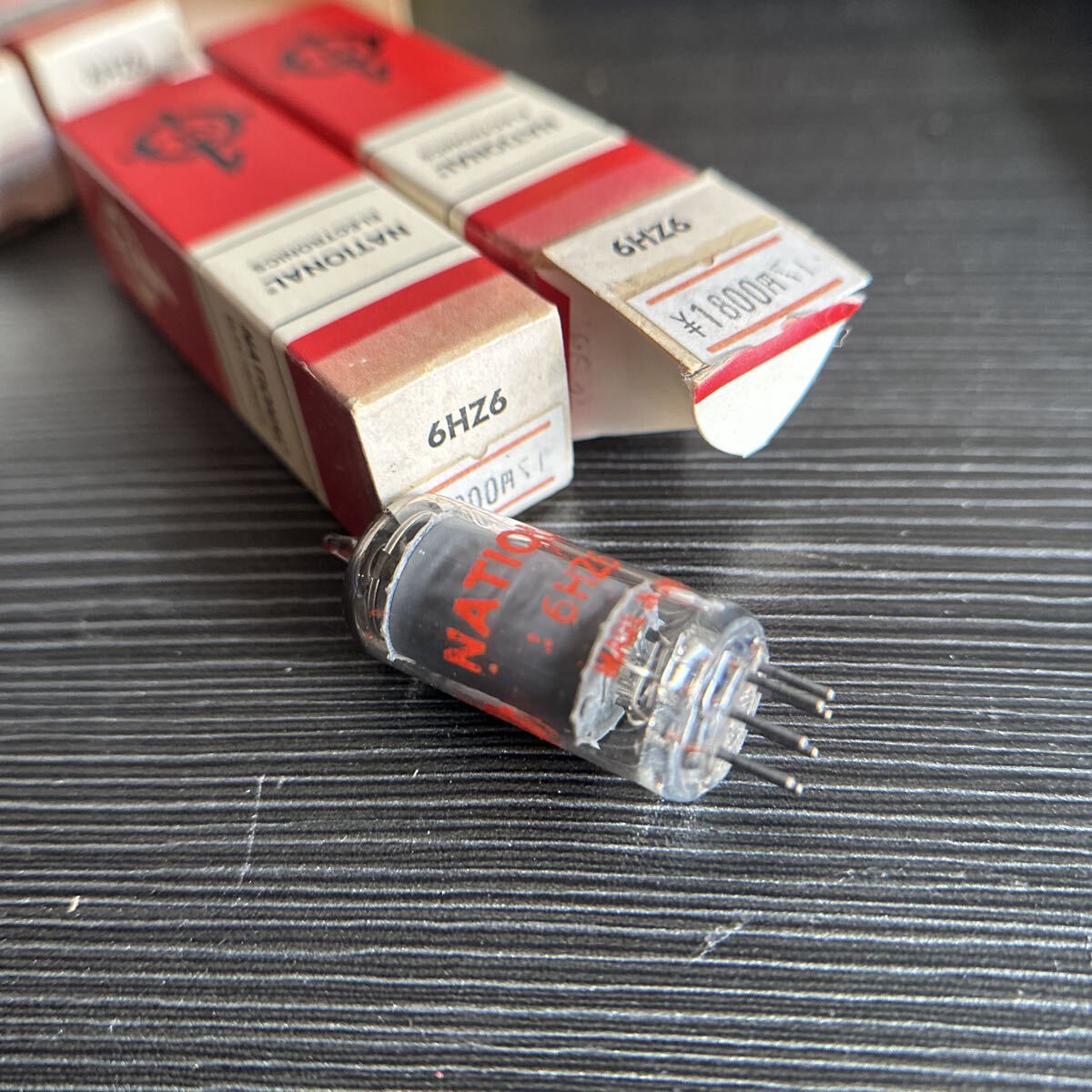 NOS 真空管 2pcs 6HZ6 MT7 五極 ナショナル ユニオン NL_画像2