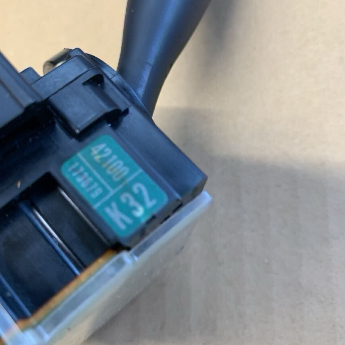 トヨタ純正品 トヨタ 間欠ワイパースイッチ ディマースイッチ ダイハツ スズキ車にも 時間調整式 流用可 美品 完動品_画像4