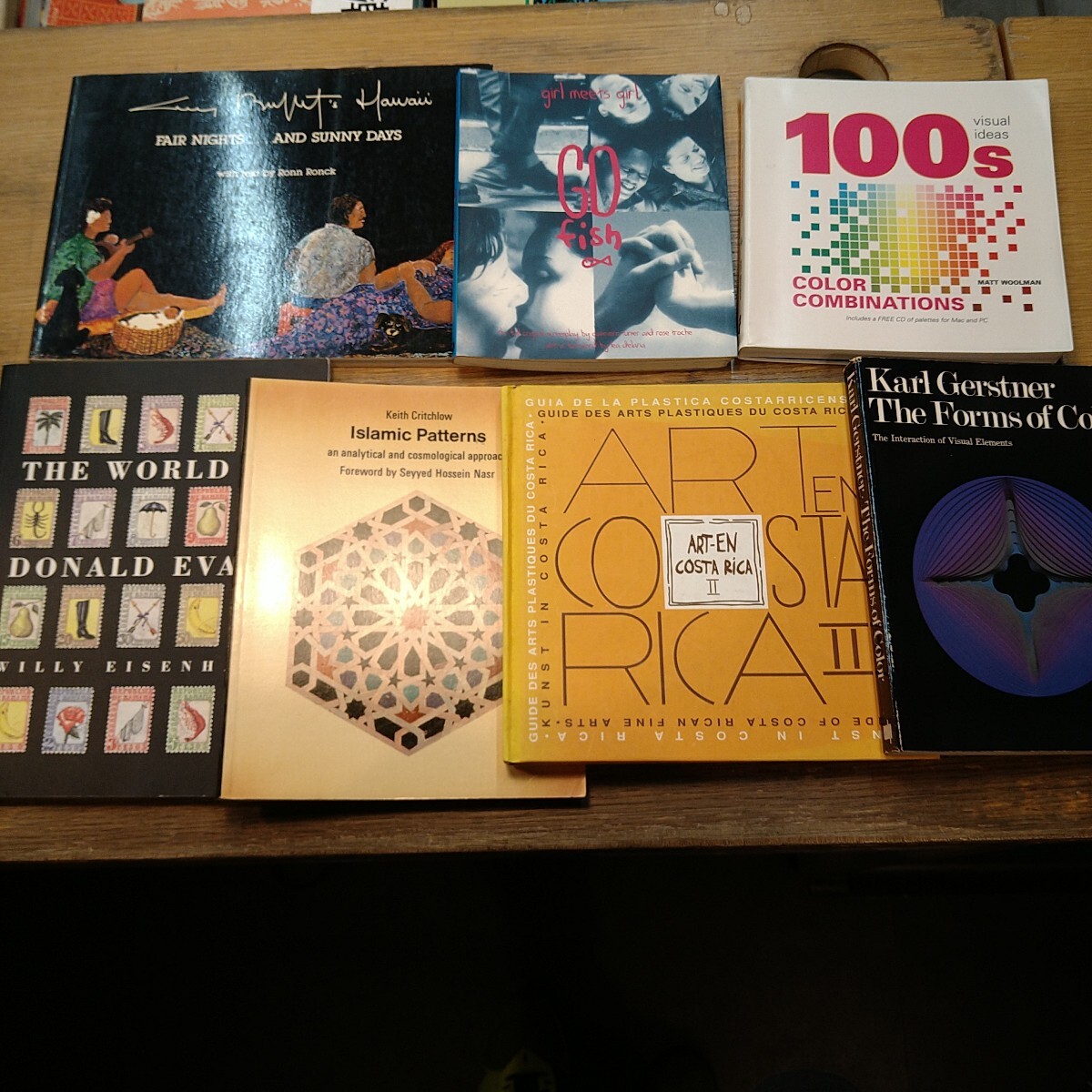 j1028-1 デザイン アート系まとめてセット /ART/Design/パターン/イラスト/カラーリング/装飾/洋書/古書/古本/_画像3