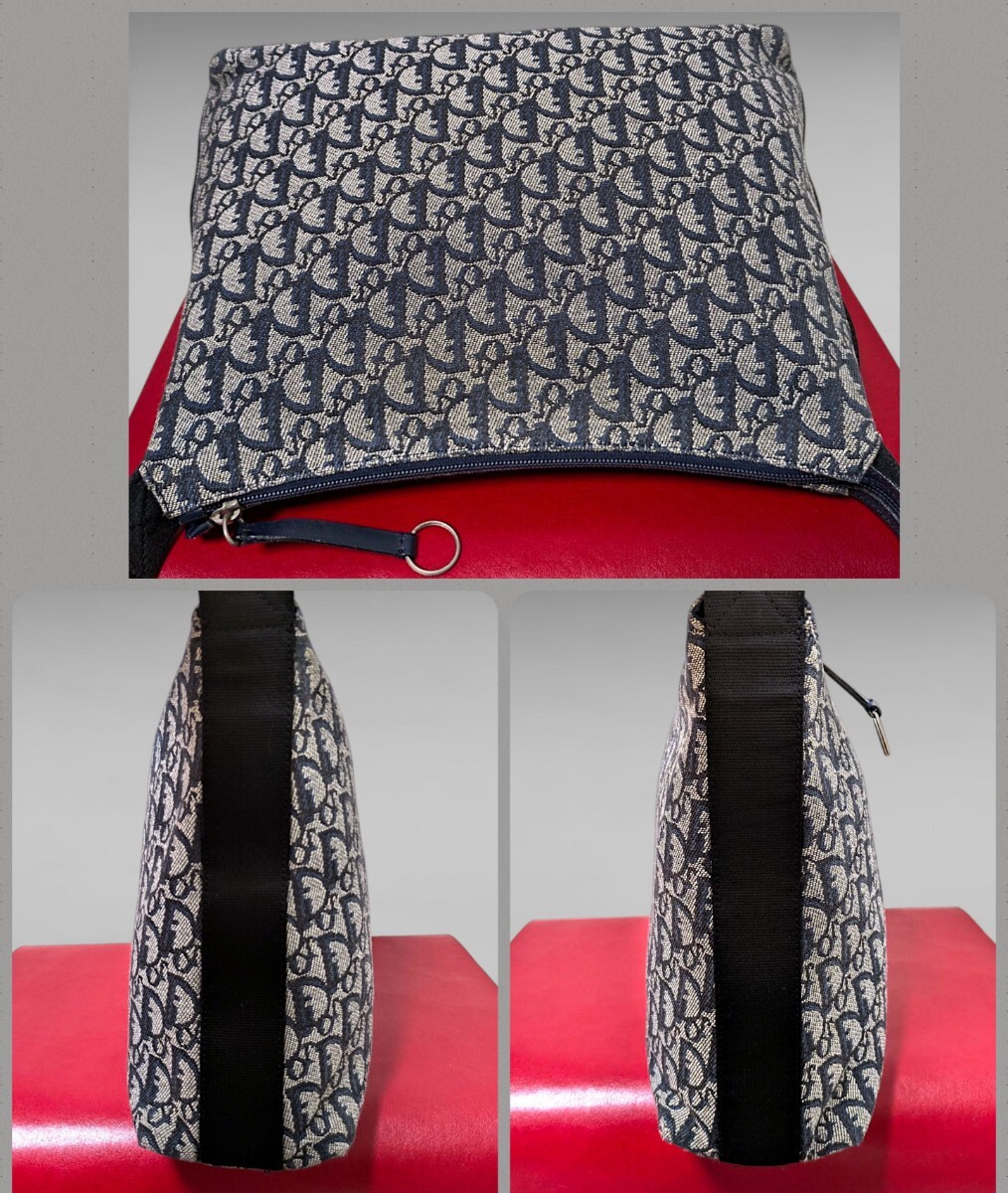 極美品 Dior ショルダーバッグ 斜め掛け トロッター ChristianDior クリスチャン ディオール 美品 レディース メンズ バッグ 正規品_画像5