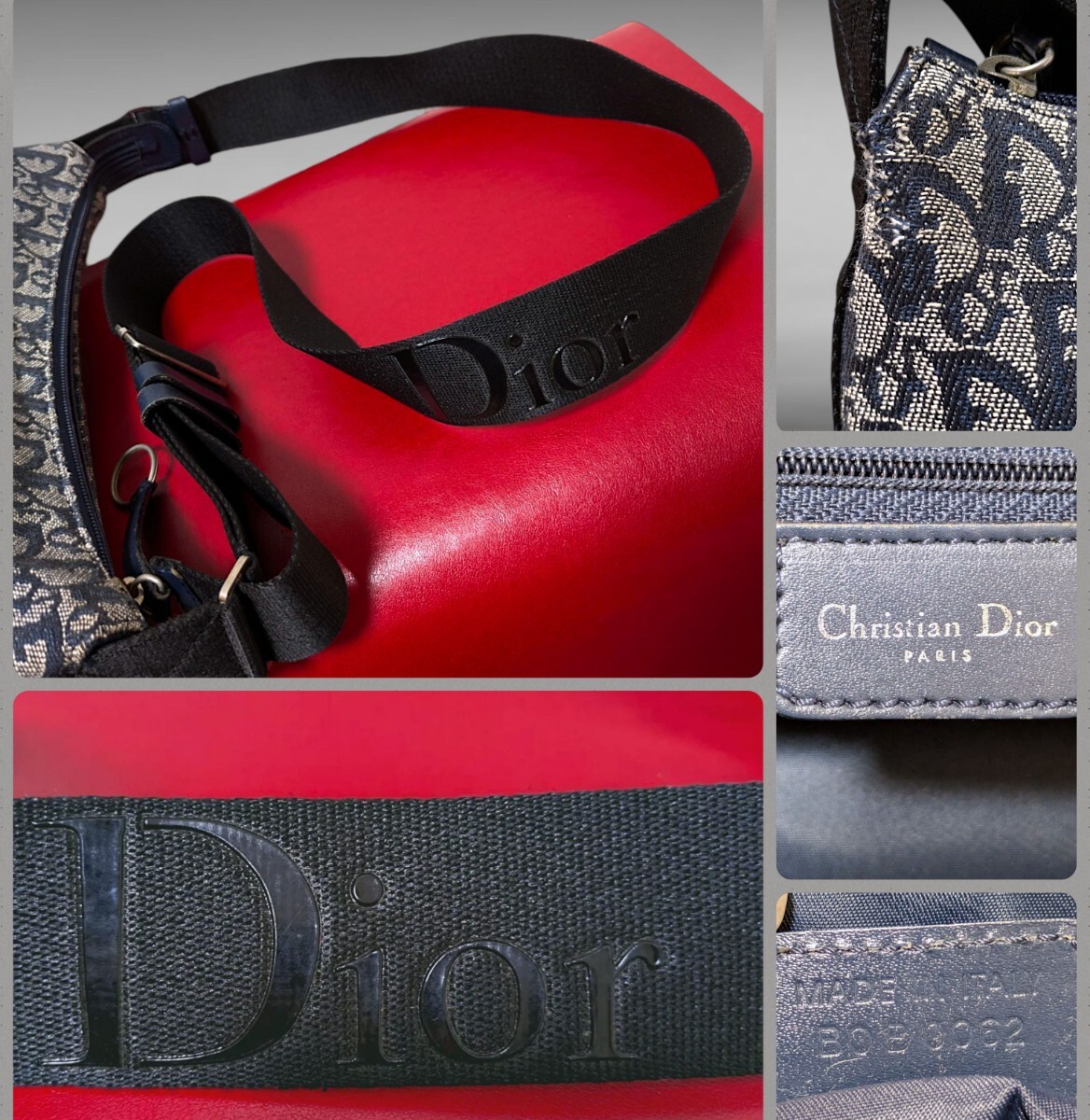 極美品 Dior ショルダーバッグ 斜め掛け トロッター ChristianDior クリスチャン ディオール 美品 レディース メンズ バッグ 正規品_画像10
