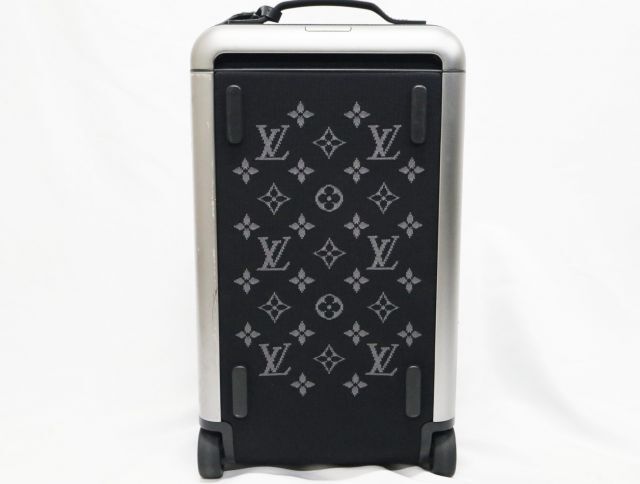 ルイヴィトン LOUIS VUITTON ホライゾンソフト 2R55 キャリーケース M20125 ニット ブラック スーツケース バッグ_画像3