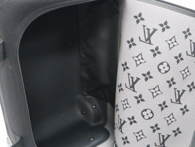 ルイヴィトン LOUIS VUITTON ホライゾンソフト 2R55 キャリーケース M20125 ニット ブラック スーツケース バッグ_画像6