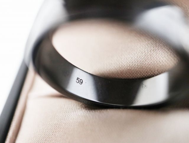 ブルガリ BVLGARI ブルガリブルガリ ダブルロゴ ブラックセラミック ダイヤモンド 750WG #59 4.2g メンズ 【中古】リング_画像5