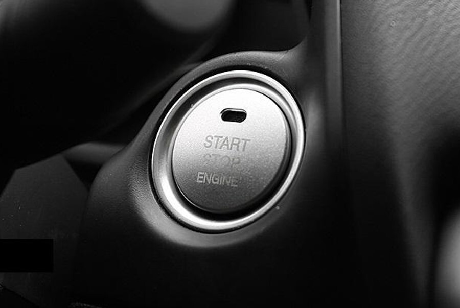 デザイン性UP♪ シルバー エンジン スターター スイッチ カバー ハイゼットカーゴ S700V S710V クルーズターボ スペシャル デッキバン_画像1