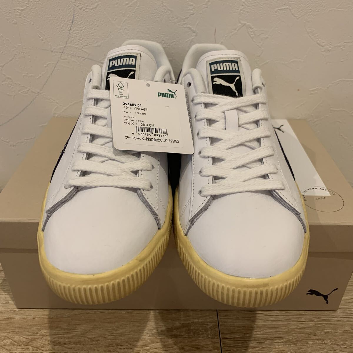 PUMA CLYDE VINTAGE（394687-01）28.0cm / soma magforlia atmos suede mij クライド スウェード king slipstream プーマ_画像2