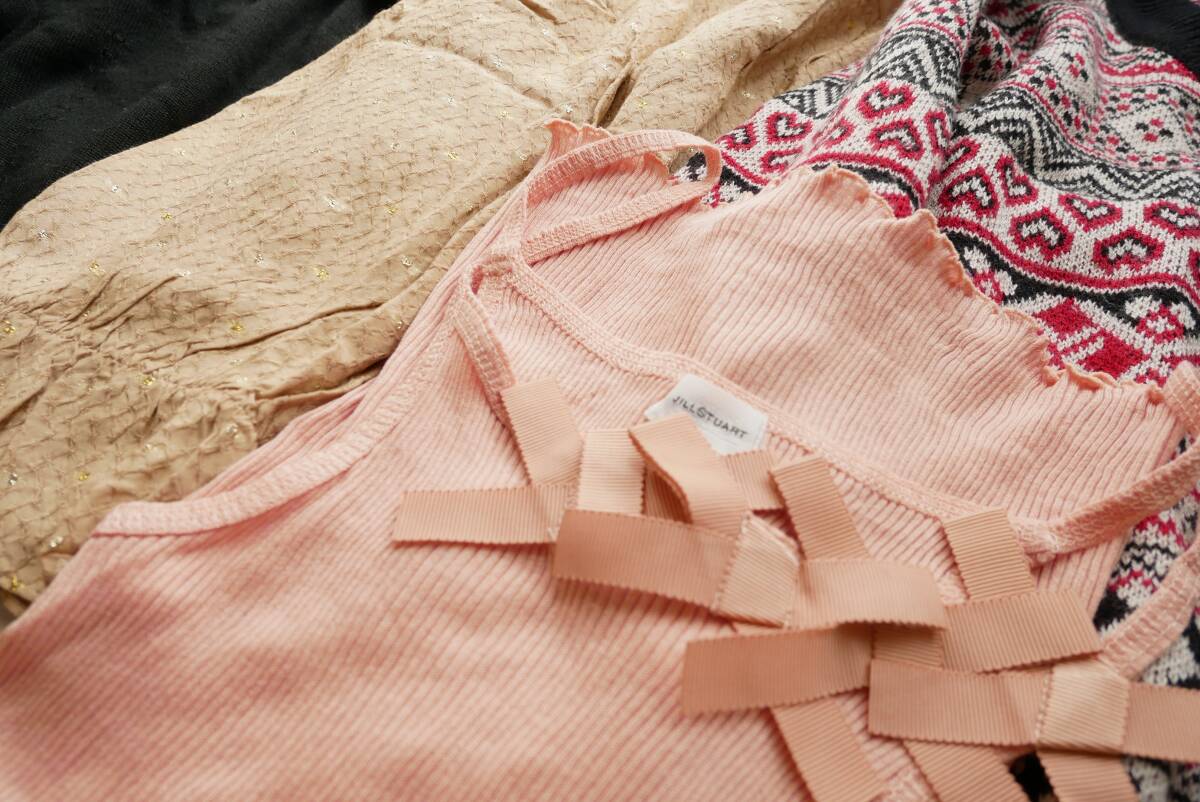 JILL STUART ジルスチュアート ☆ オールシーズン 35点まとめ売り サイズ2 M free アウター ワンピース チュニック パンツ スカート ニット_画像6