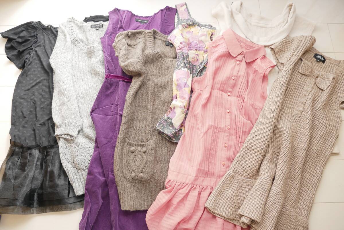 JILL STUART ジルスチュアート ☆ オールシーズン 35点まとめ売り サイズ2 M free アウター ワンピース チュニック パンツ スカート ニット_画像7