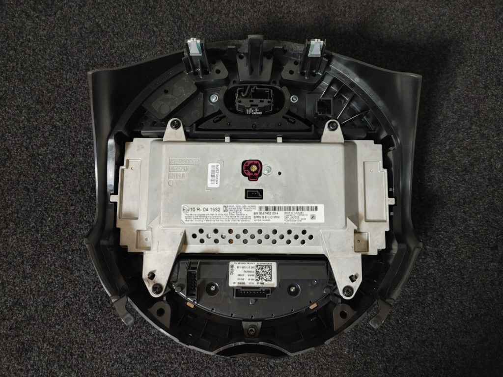 BMW ミニ MINI ワン DBA-XM12 F55 F56 F54 F57 F60 純正 セントラル情報ディスプレイ モニター 9387452 動作OK　y494_画像7