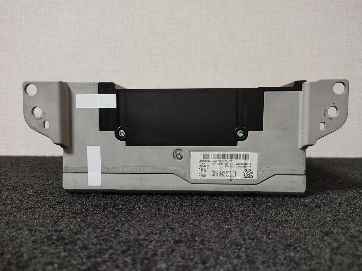 BMW ミニ MINI ワン DBA-XM12 等 純正 ナビユニット ヘッドユニット アルパイン オーディオ ALB179 6842270 動作OK 動作OK　y495_画像1