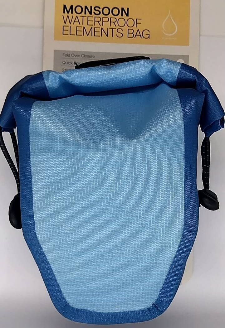 ☆店頭展示品//SERFAS//モンスーン ウォータープルーフ サドルバッグ//Ｌブルー//サーファス//r2057