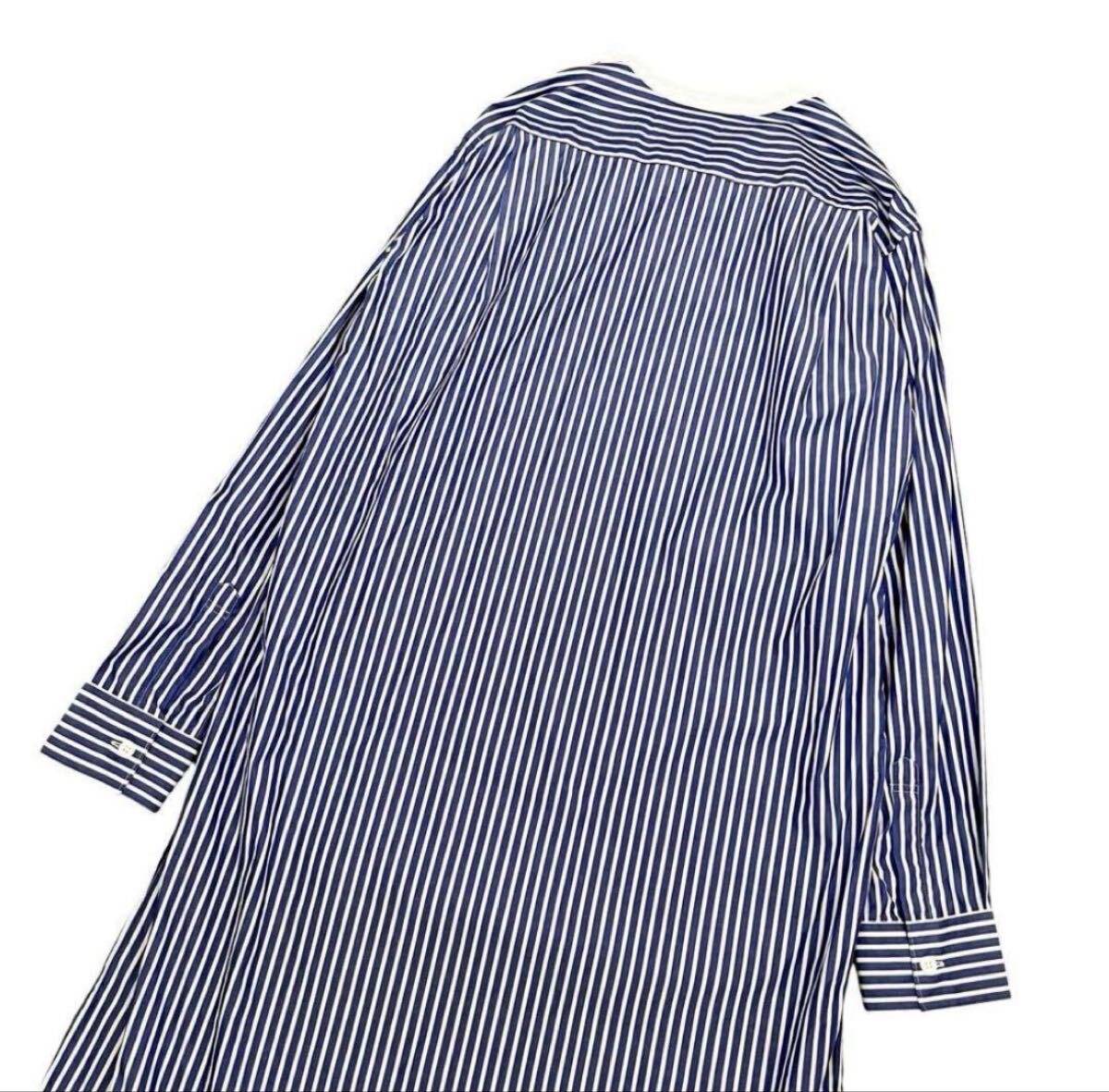 【COMME des GARCONS SHIRT】異素材デザインロングワンピース_画像5