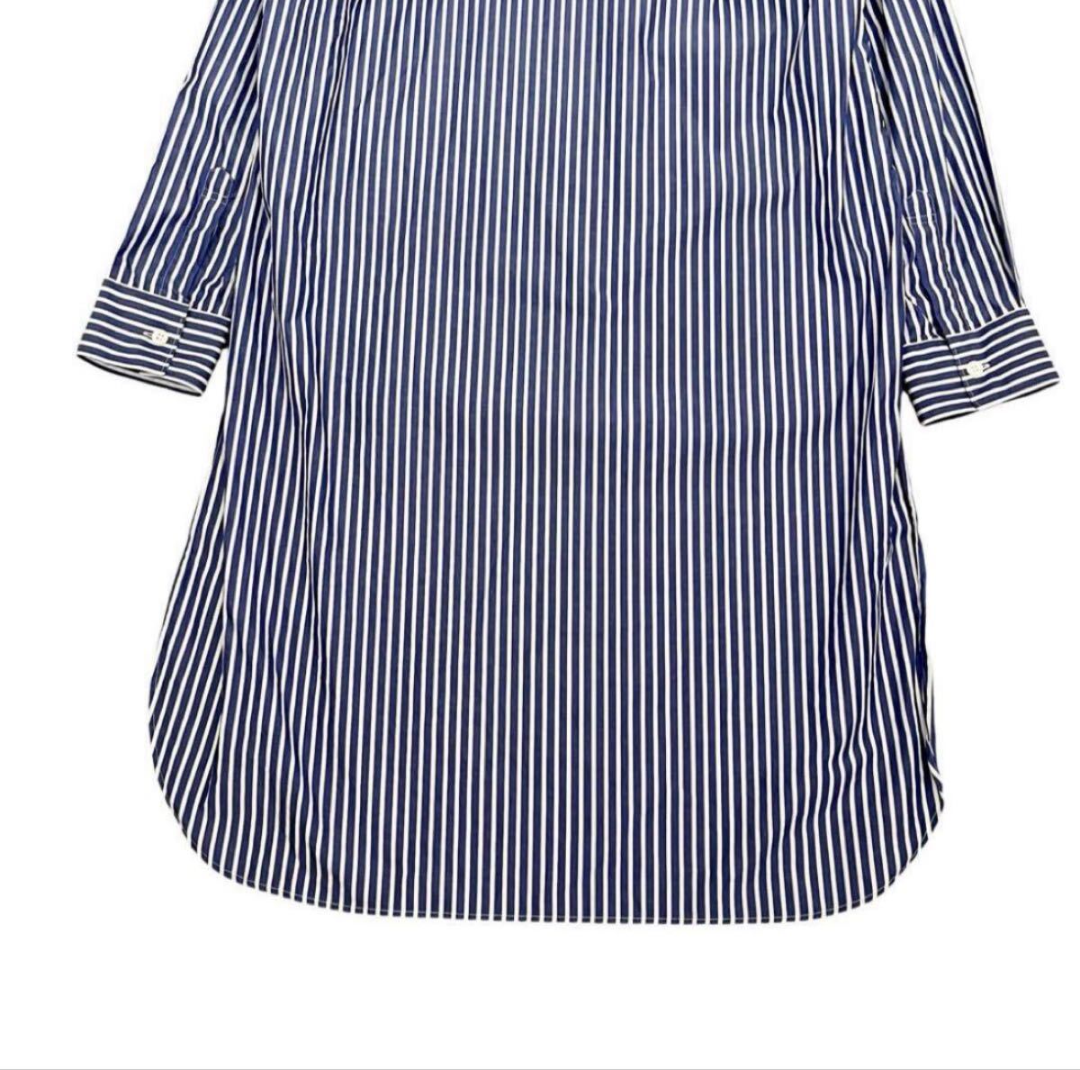 【COMME des GARCONS SHIRT】異素材デザインロングワンピース_画像6