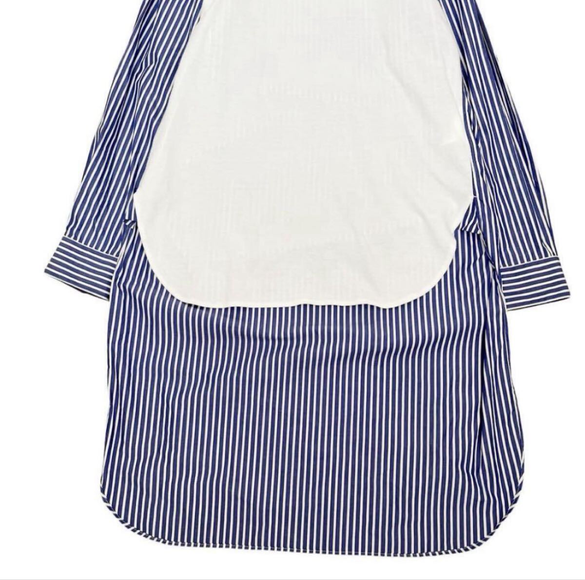 【COMME des GARCONS SHIRT】異素材デザインロングワンピース_画像4
