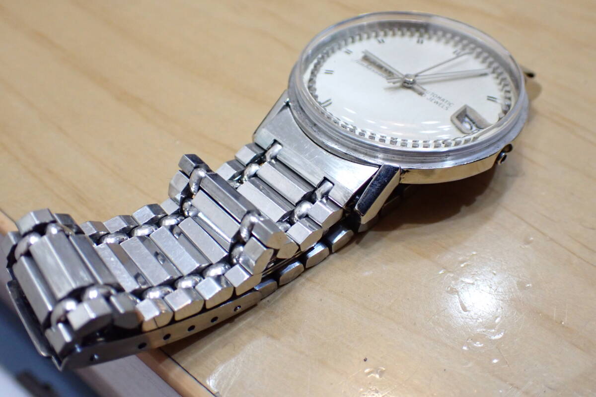 希少 ブローバ/BULOVA アンバサダー ◆ 変わり文字盤 マイクロローター 自動巻き アンティーク メンズ腕時計_画像8