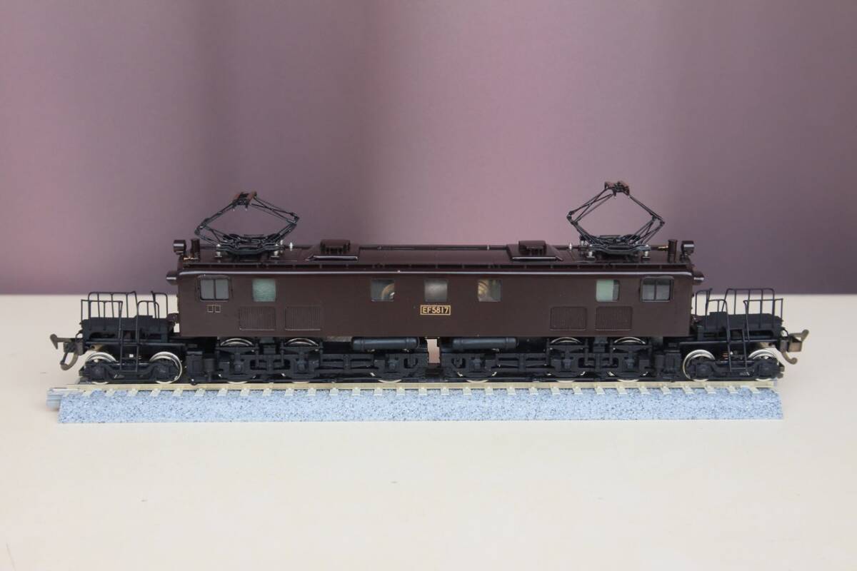 天賞堂　HO EF58 舊　電気機(jī)関車　No.484 動作するがジャンク品
