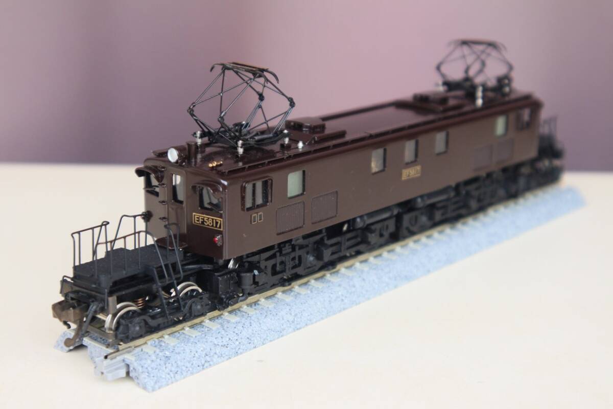 天賞堂　HO EF58 舊　電気機(jī)関車　No.484 動作するがジャンク品