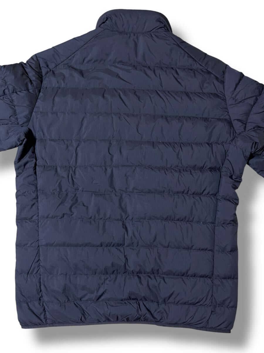 UNIQLO ウルトラライトダウンジャケット 襟あり ネイビー S ●洗濯プレス済●ネコポス可● ユニクロ 中わた ダウン インナー 紺色 古着/698_画像8