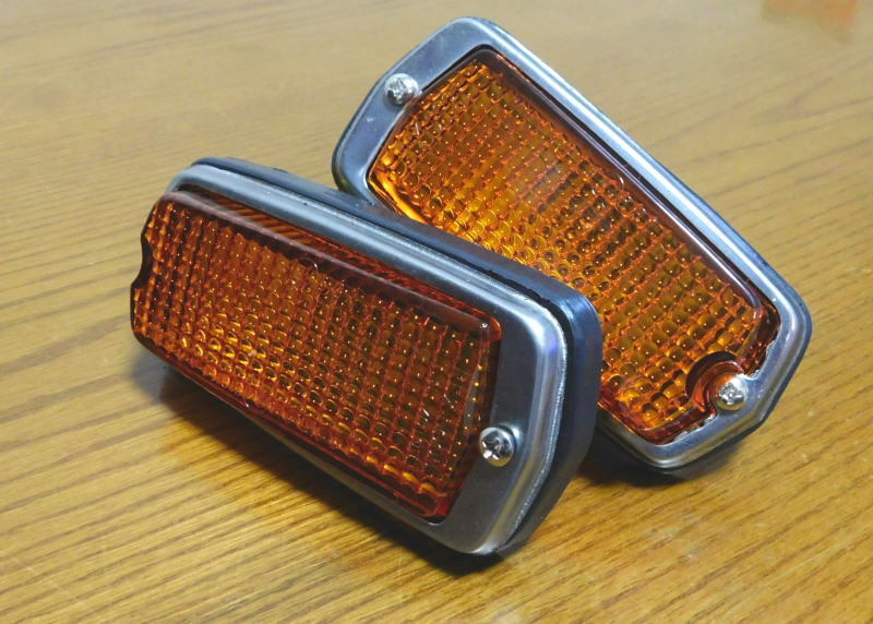S30Z用新品-サイドマーカー左右セット　フロントウインカー/フェアレディZ/240Z/S31Z_画像6