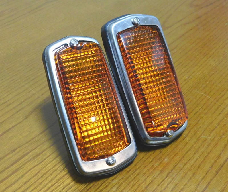 S30Z用新品-サイドマーカー左右セット　フロントウインカー/フェアレディZ/240Z/S31Z_画像4
