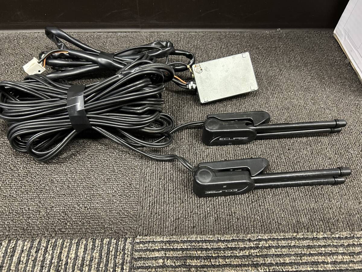 ★希少 当時物★ イクリプス ダイバシティアンテナ テレビアンテナ ECLIPSE 左右セット レトロ 富士通テン_画像1