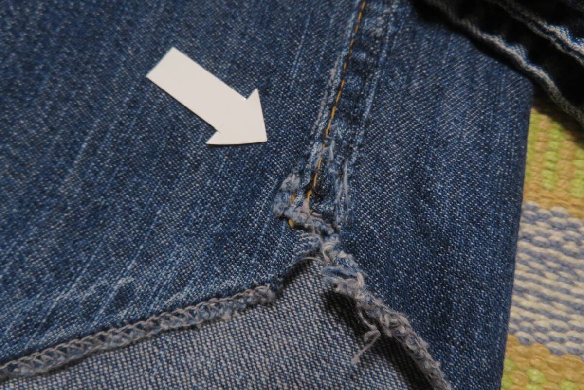 ★旧.リアルマッコイ・JOE McCOY★プルオーバー/ウエスタンシャツ ロングホーン【中古】size14_画像9