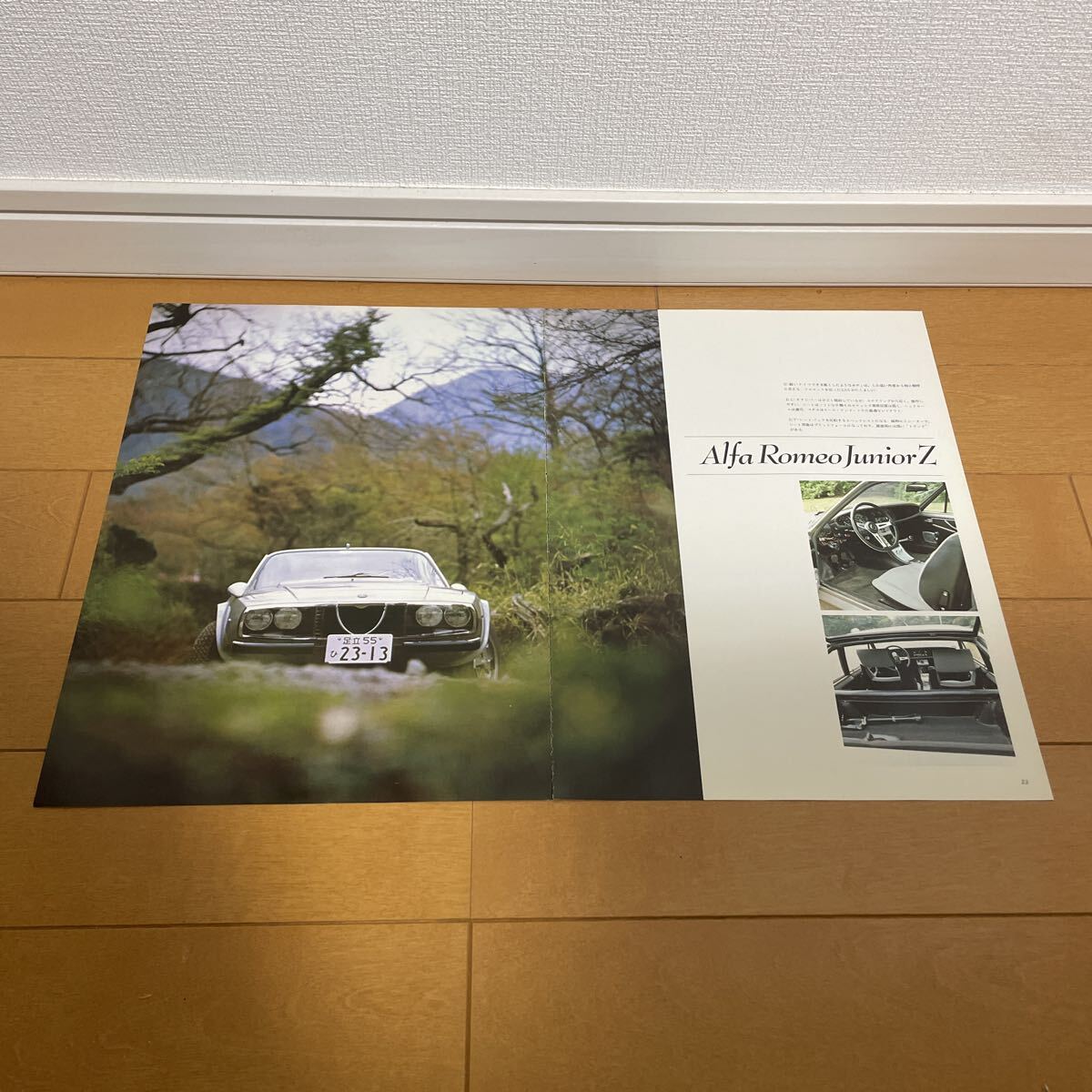 Alpha Romeo Junior Z вырезки подлинная вещь старый машина