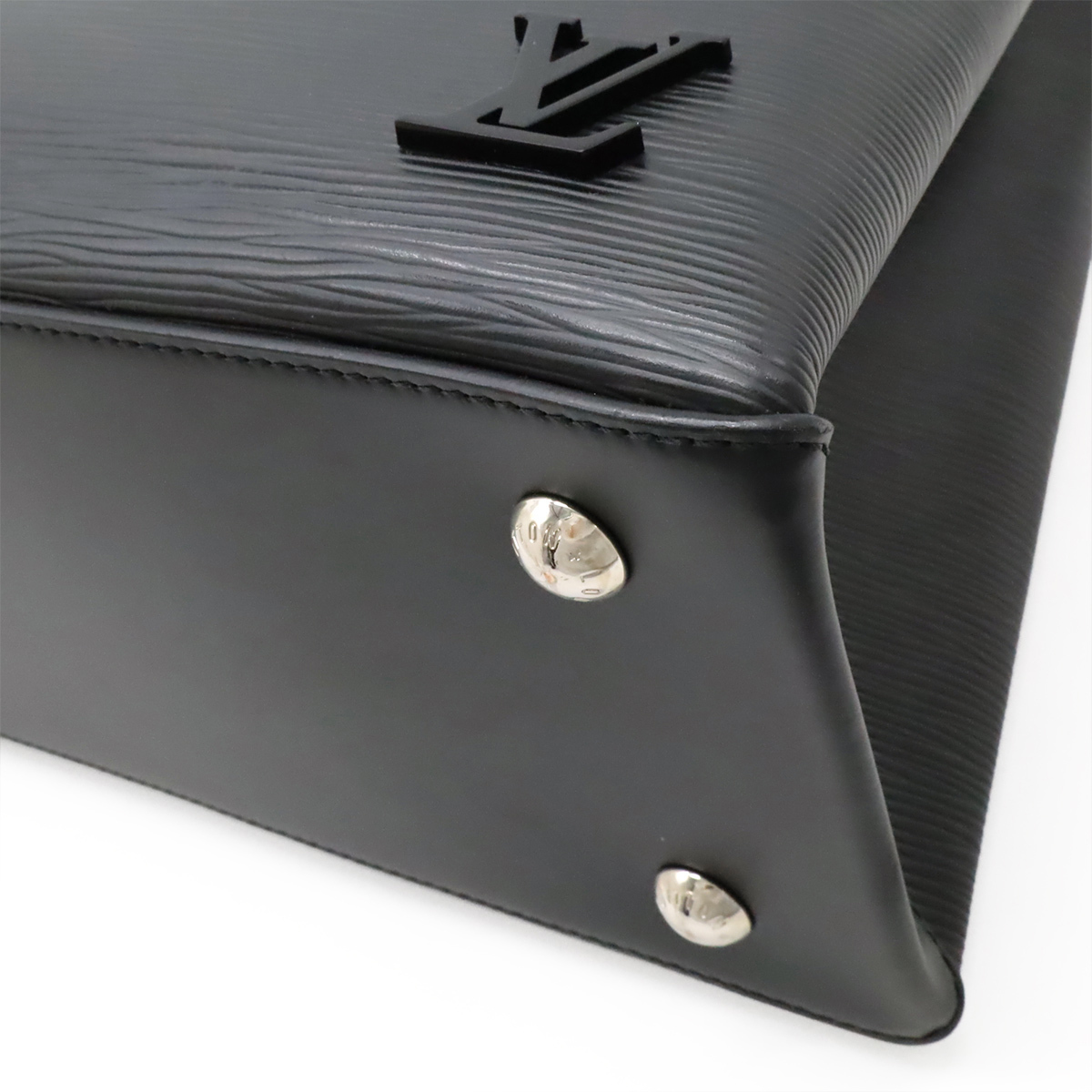 LOUIS VUITTON ルイ ヴィトン エピ クレベールMM ハンドバッグ 2WAY ショルダーバッグ ノワール 黒 ブラック シルバー金具 M51323_画像3