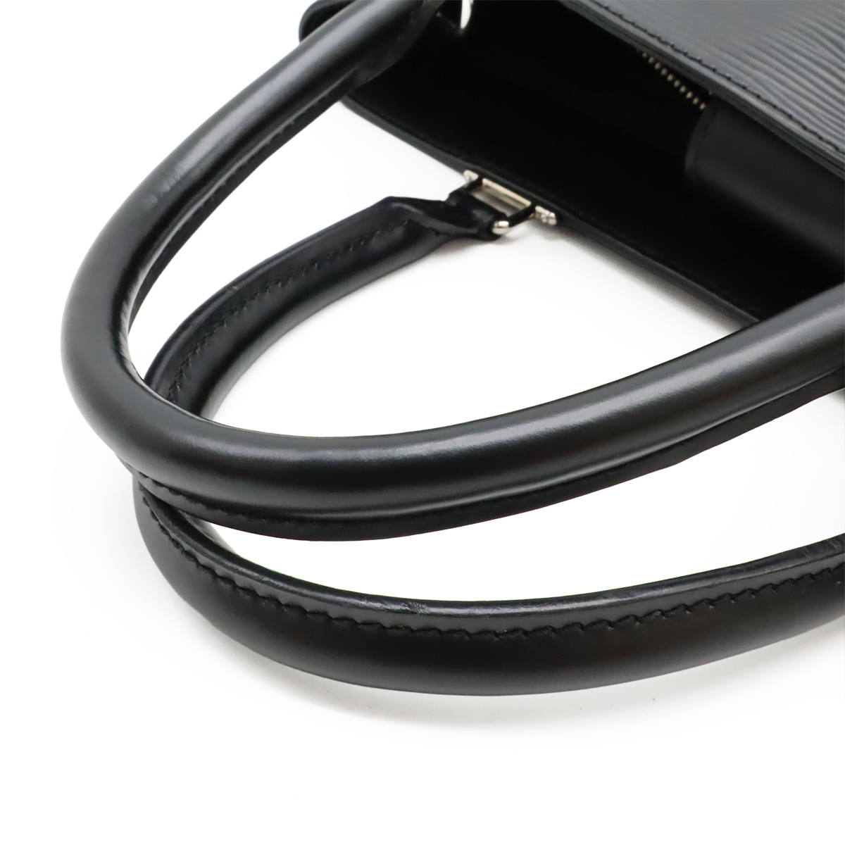 LOUIS VUITTON ルイ ヴィトン エピ クレベールMM ハンドバッグ 2WAY ショルダーバッグ ノワール 黒 ブラック シルバー金具 M51323_画像4