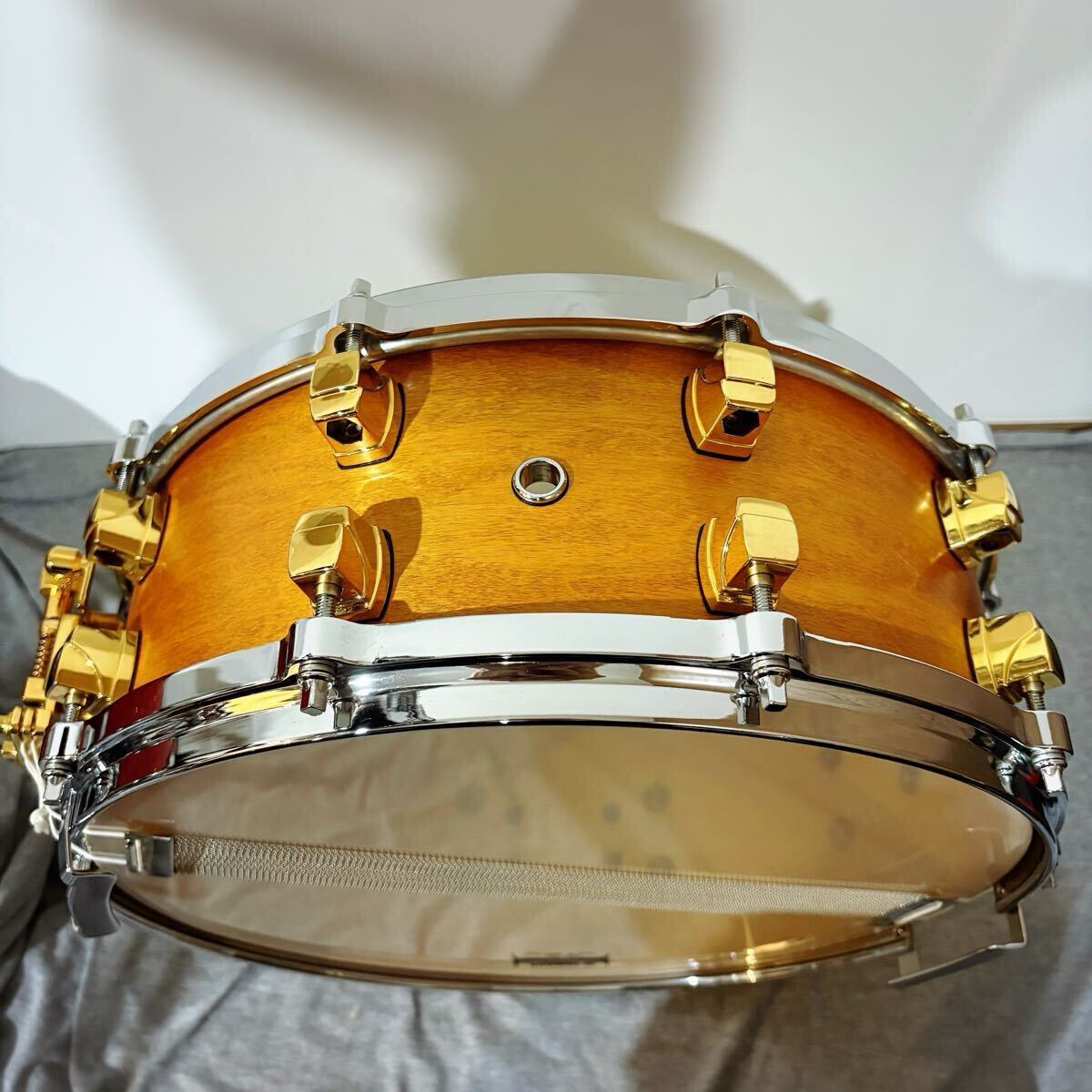 【未使用品】YAMAHA MSD-0115 Maple Custom ヤマハ・メイプルカスタム・スネア(14X5.5) 後期ラグ_画像3