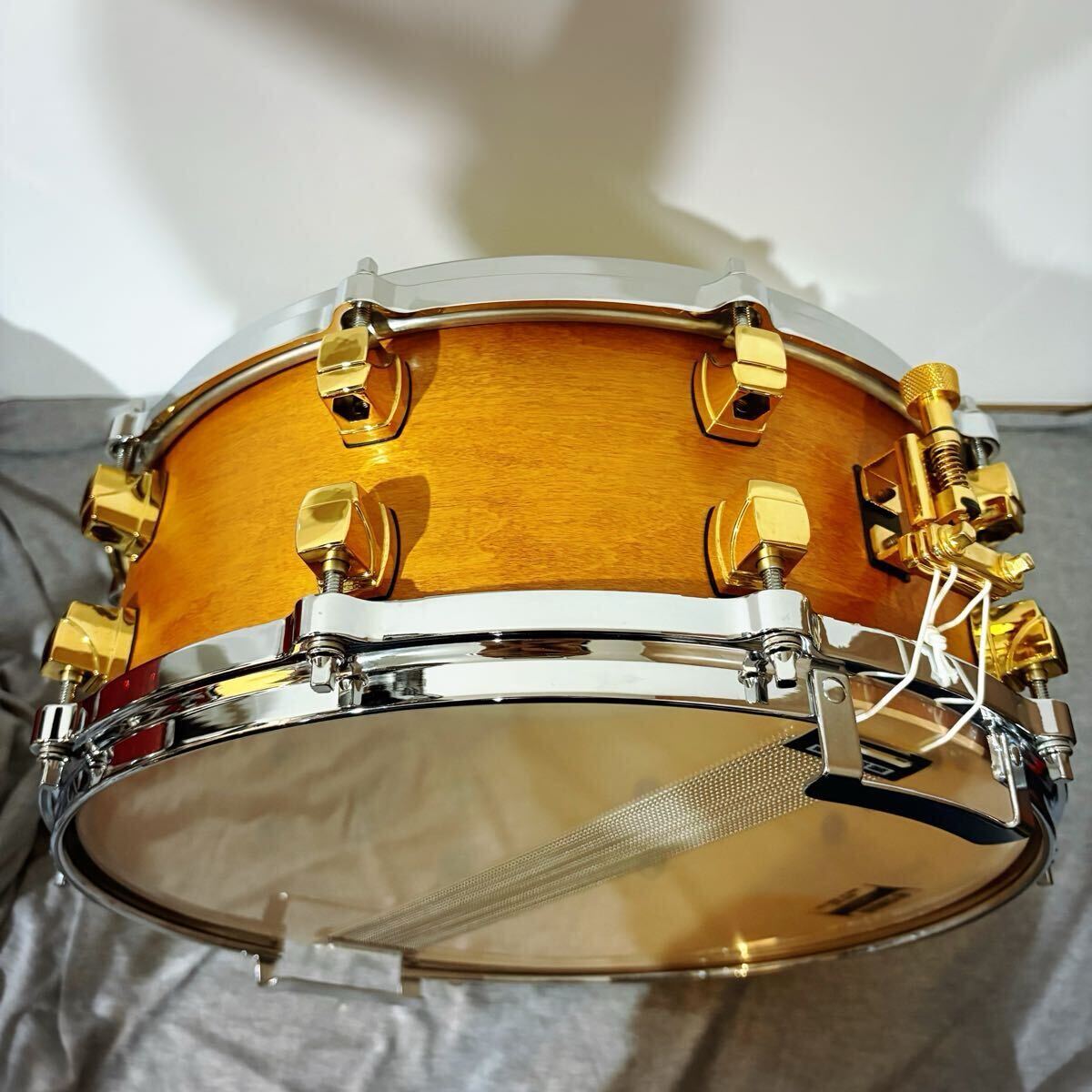 【未使用品】YAMAHA MSD-0115 Maple Custom ヤマハ・メイプルカスタム・スネア(14X5.5) 後期ラグ_画像4