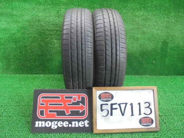 5FV113)) 送料無料 バリ山 155/65R14 ヨコハマタイヤ BluEarth RV-02 CK 14インチ夏タイヤ2本セット 2020年製 サマータイヤ_画像1