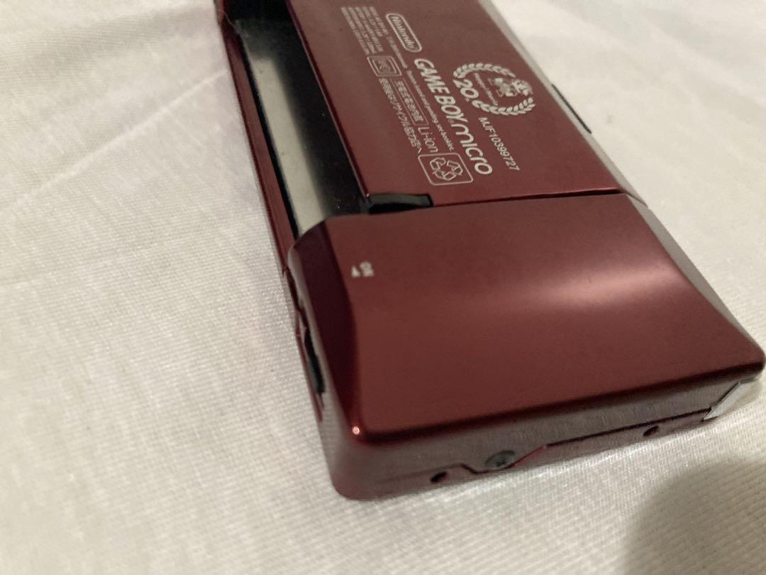 ゲームボーイミクロ　本體　 Nintendo GAMEBOY micro 限定ファミコンカラー　任天堂　ジャンク