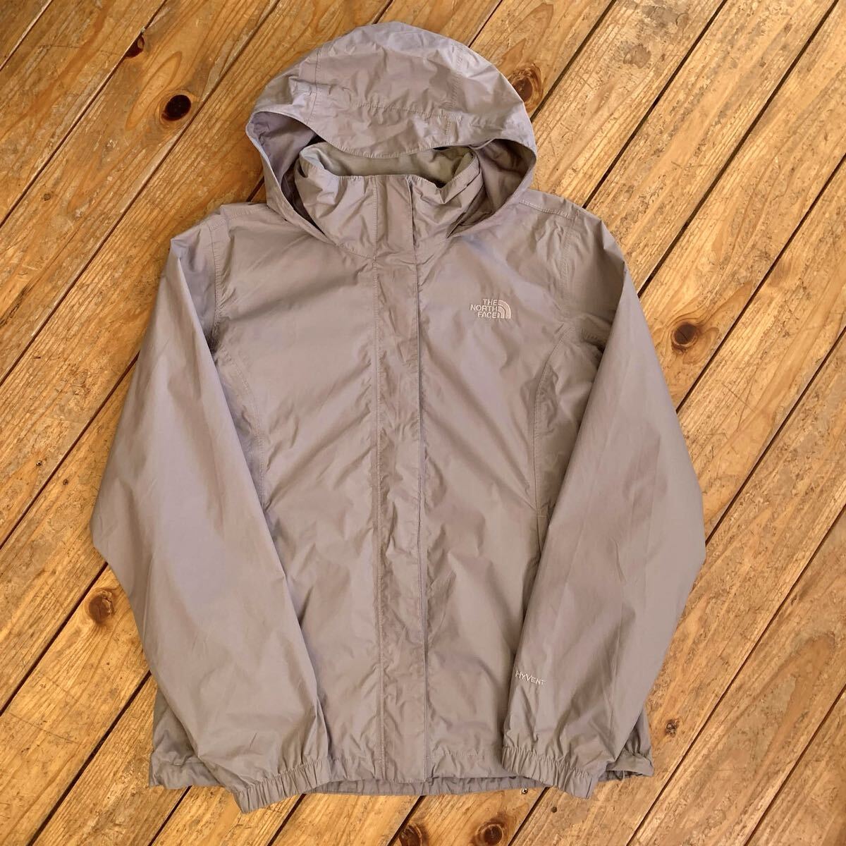 USA古着 THE NORTH FACE ノースフェイス ナイロンジャケット レディース Lサイズ アウトドア キャンプ 裏メッシュ カジュアル J4130_画像2