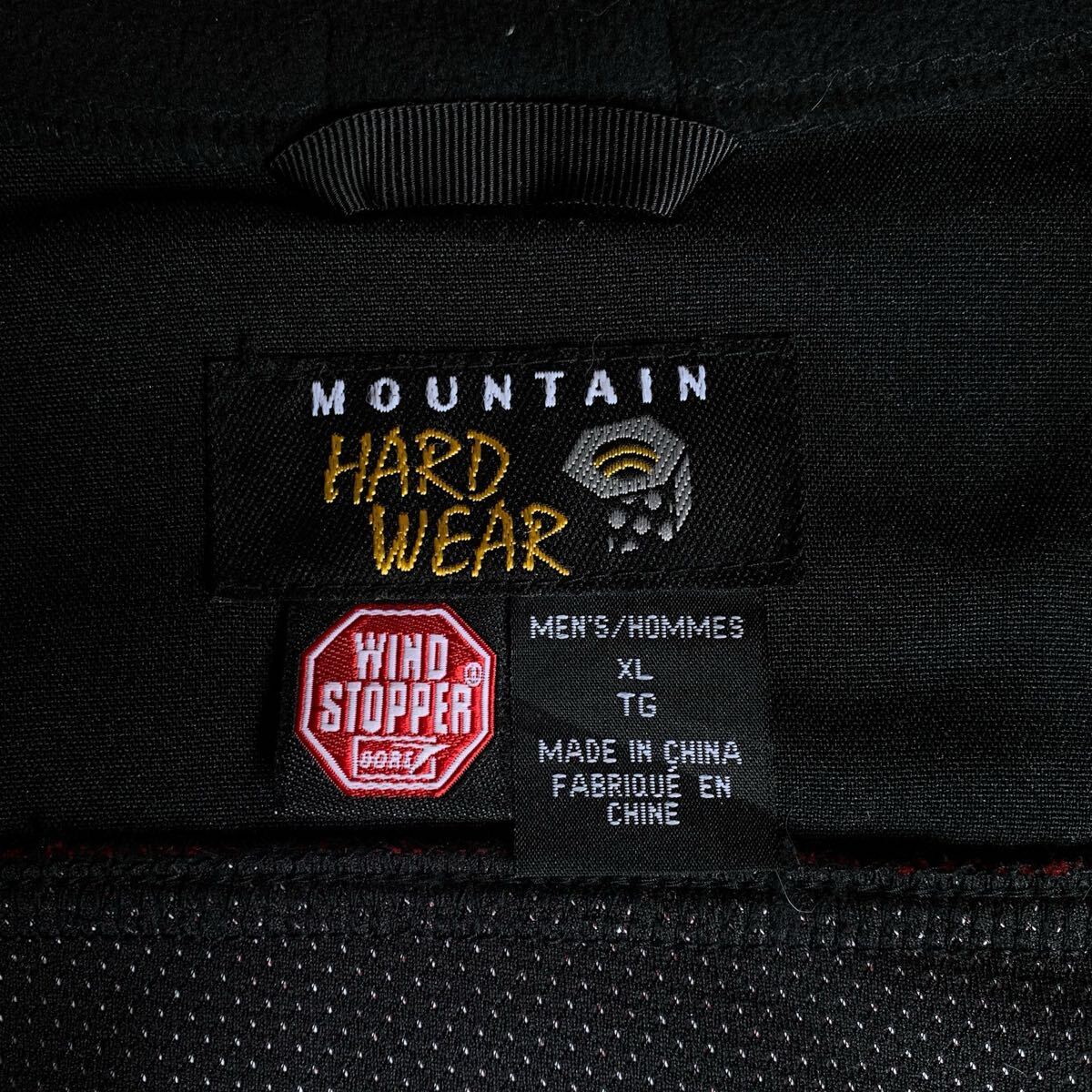 USA古着 マウンテンハードウェア Mountain Hardwear フリースベスト メンズ XLサイズ フルジップ ウィンドストッパー カジュアル J4237_画像4