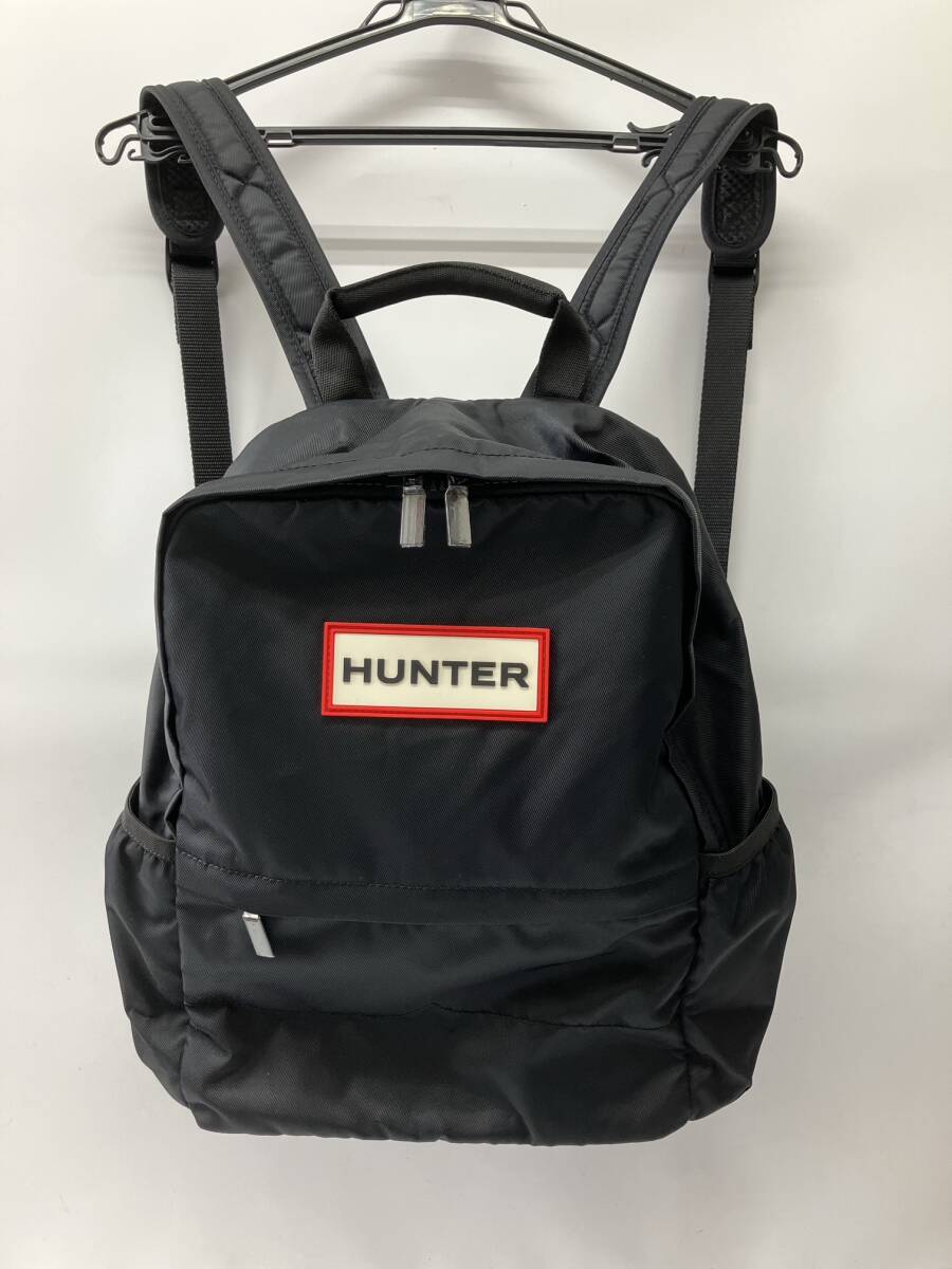 HUNTER ハンター リュックサック バックパック ブラック 黒色 ナイロン 未使用保管品_画像1