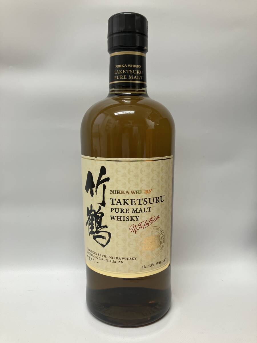 ニッカ ウイスキー 竹鶴 ピュアモルト 700ml 43% NIKKA WHISKY TAKETSURU 未開栓_画像1
