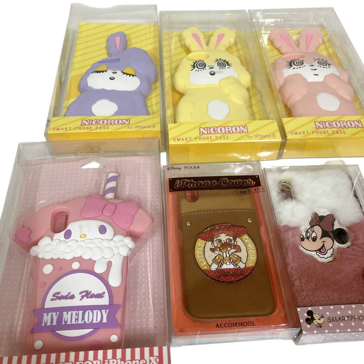 RE275 NICORON содержит симпатичный iPhone кейс 22 шт продажа комплектом iPhone 6/7/8/X соответствует Cara было использовано красочный