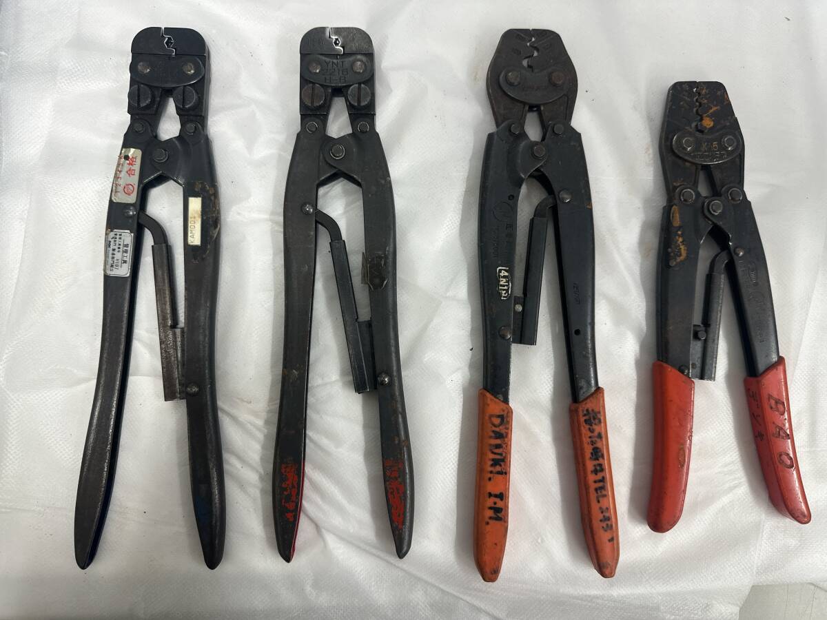 【14】 圧着工具 LOBSTER IZUMI YNT 圧着端子用 4点おまとめ_画像1