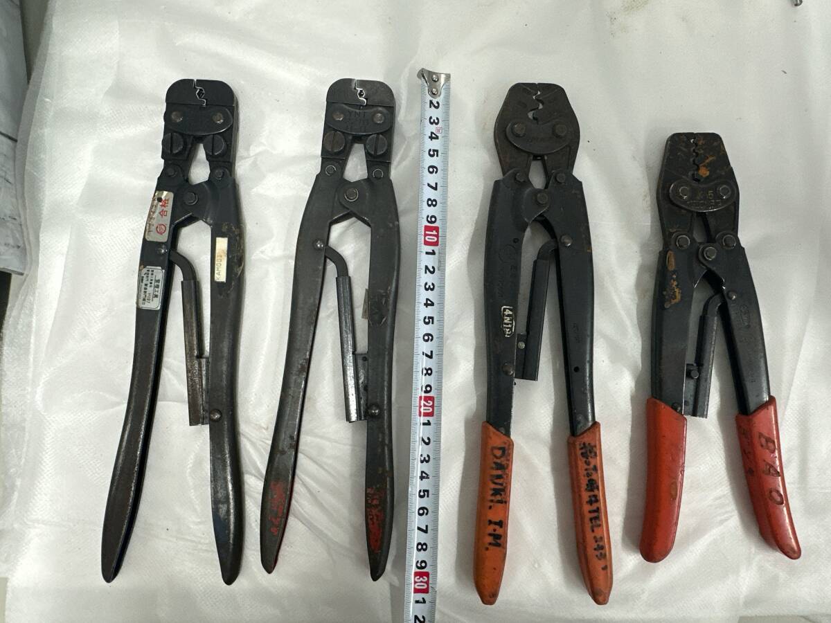 【14】 圧着工具 LOBSTER IZUMI YNT 圧着端子用 4点おまとめ_画像9