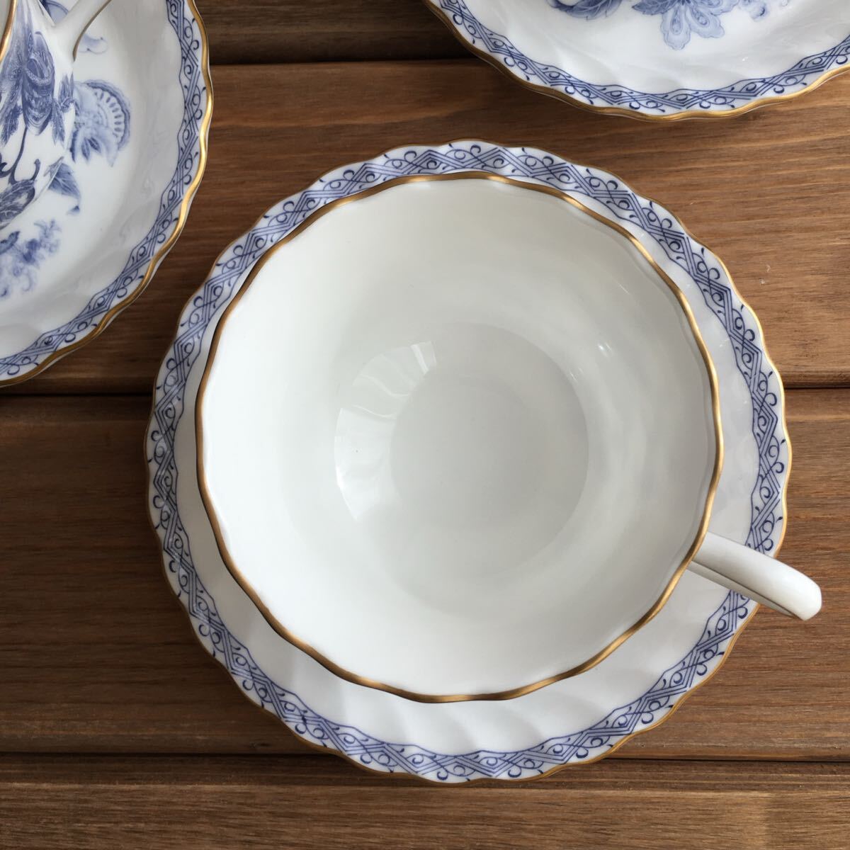 ニッコーNIKKOカップ&ソーサー5客セット未使用品 洋食器 茶器ファインボーンチャイナ◆送料込み◆即配送◆_画像3