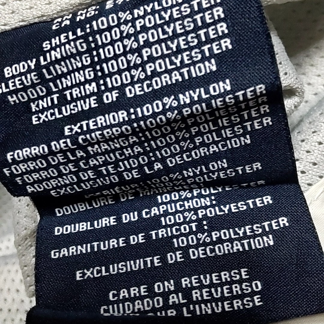 A1 TOMMY HILFIGER トミーヒルフィガー S 白色 ホワイト ナイロン ジャケット ブルゾン アウター アメリカ USA 古着 メンズ y2k 00s 90s_画像6