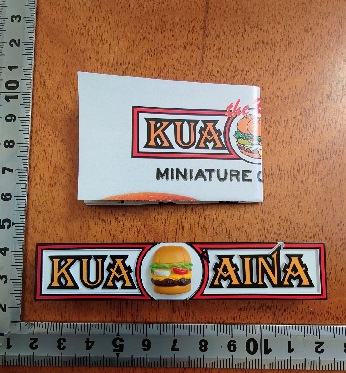 クアアイナ ガチャ 看板 ミニチュアコレクション ケンエレファント ミニチュア ドールハウス ガチャガチャ_画像1