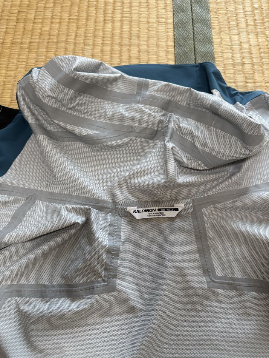 SALOMON サロモン シェルジャケット サイズL OUTERPATH 2.5L_画像9